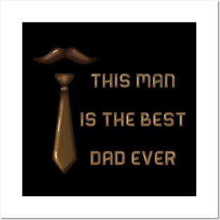 Best dad ever Posters and Art